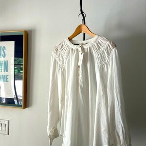Anthropologie Pilcro Blouse size M Cream